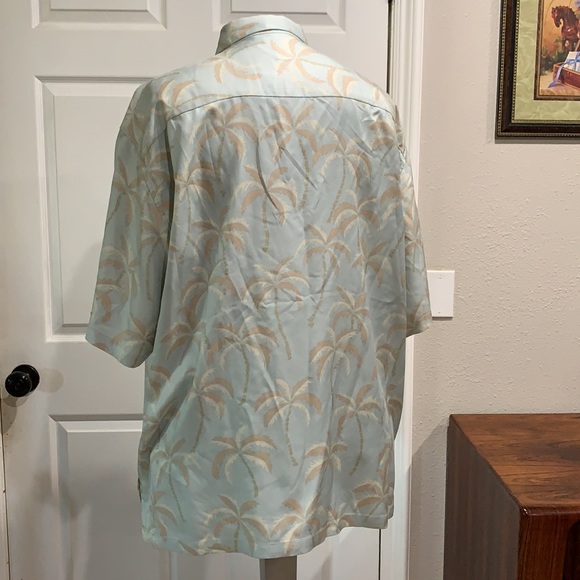 Tori Richard Palm Tree Print Button Down Shirt 2XL - Picture 4 of 9